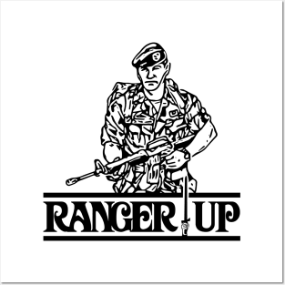 US Army Ranger (dark) Posters and Art